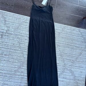 lululemon Wundermost Nulu Maxi Dress Black Medium